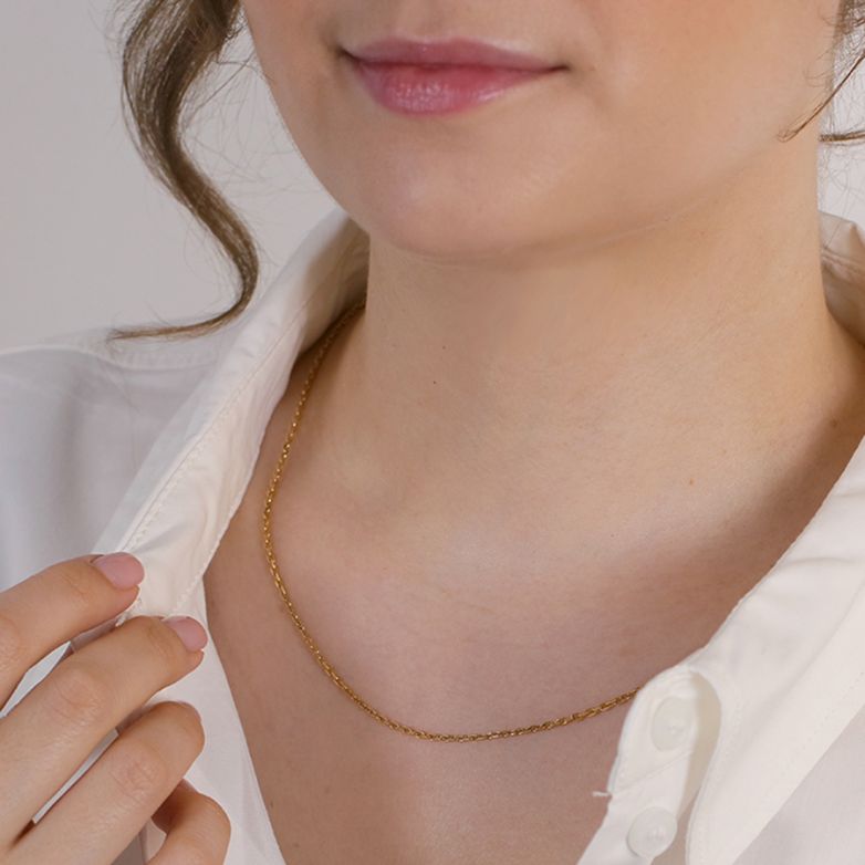 Yellow gold forçat chain 4.74g