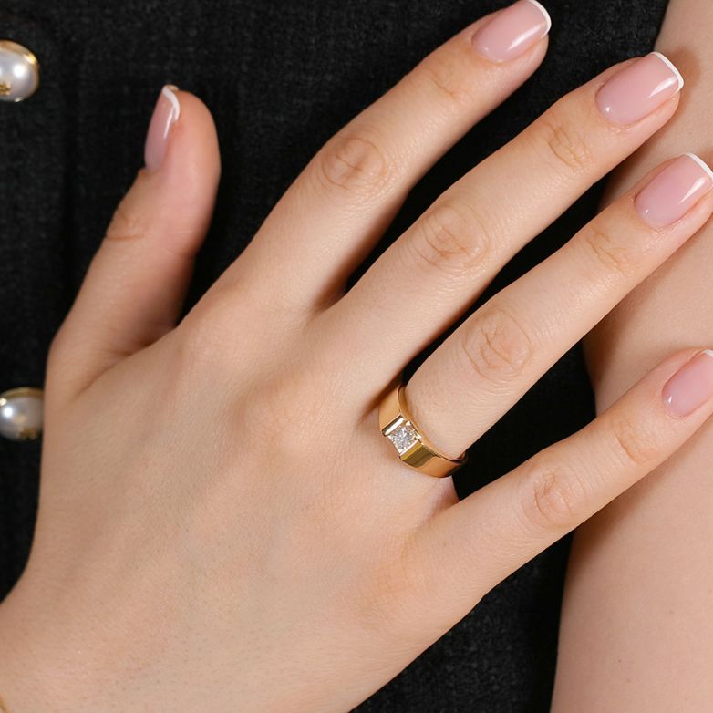 Solitaire diamond 0.38...