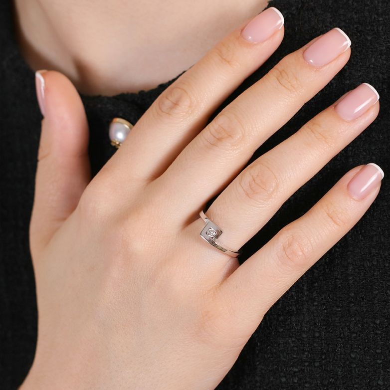 Solitaire diamond 0.08...