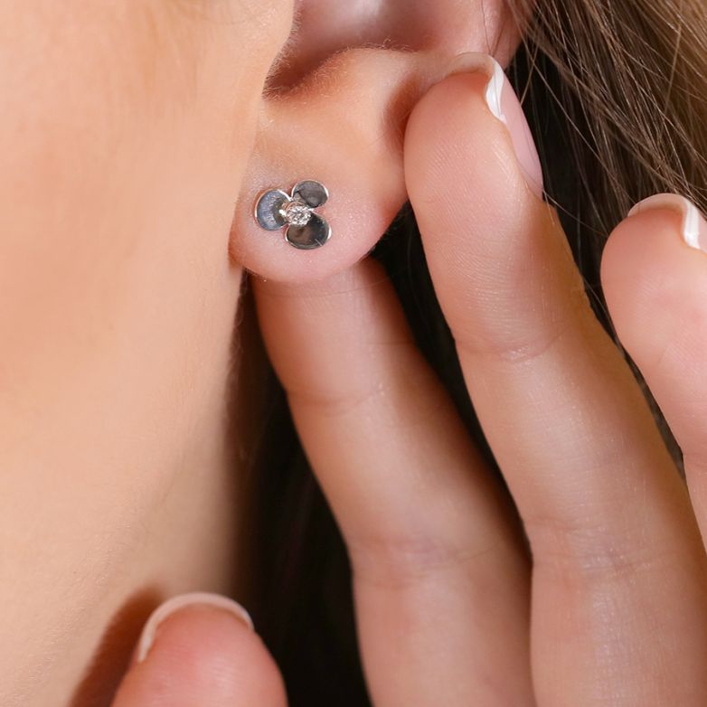Earrings diamonds 0.04...