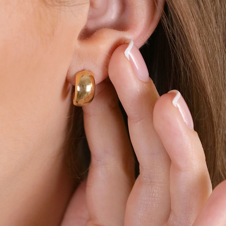 Boucles d'oreilles or jaune...