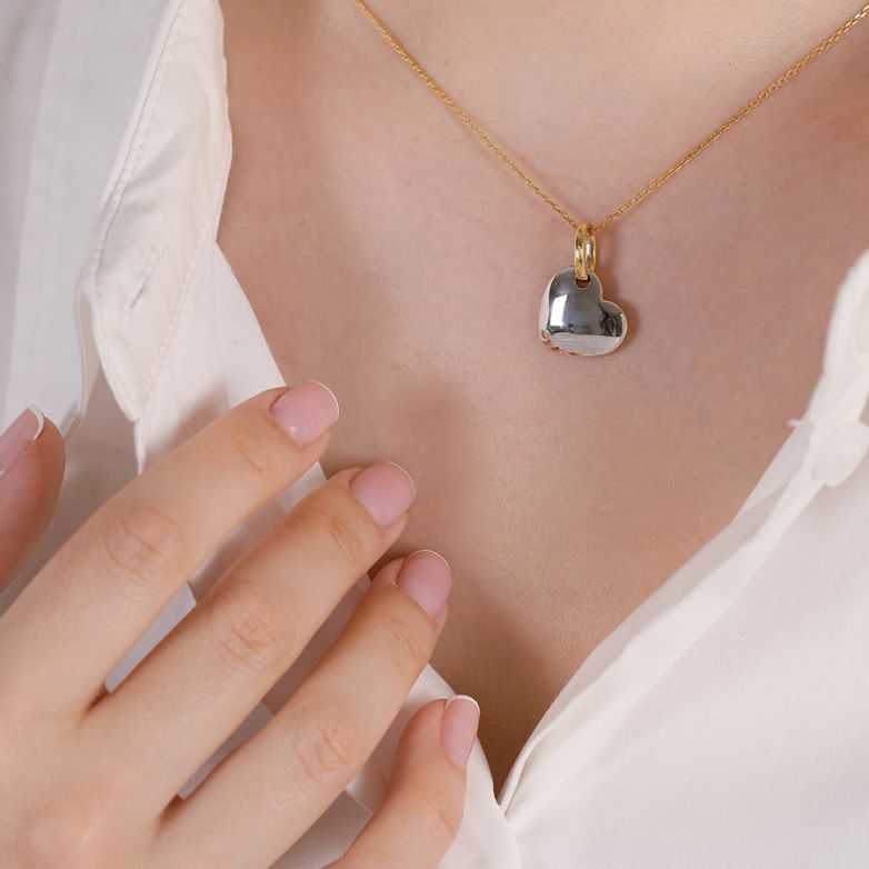 Heart pendant signed...