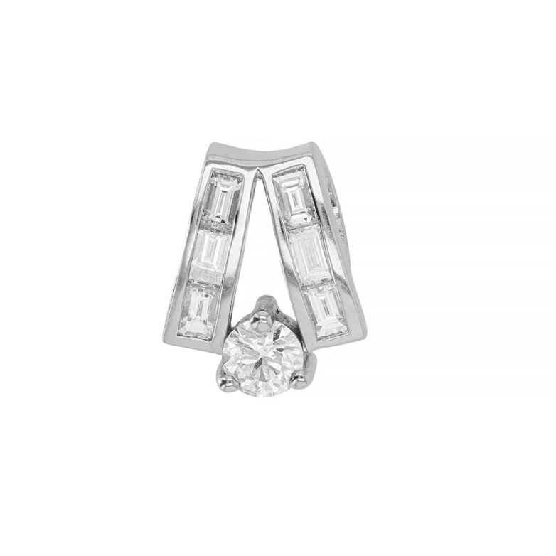0.78-carat Diamond Pendant,...