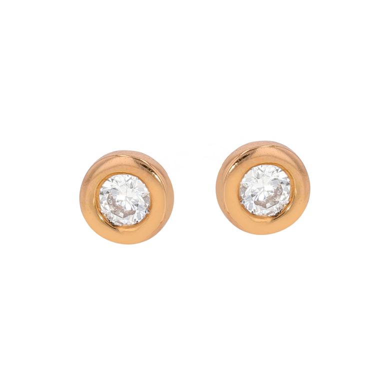 0.20-carat diamond earrings...