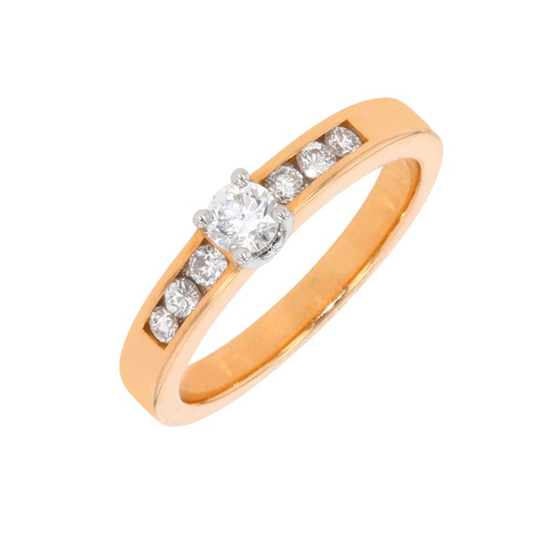 0.40-carat diamond...