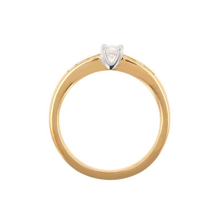 0.40-carat diamond...