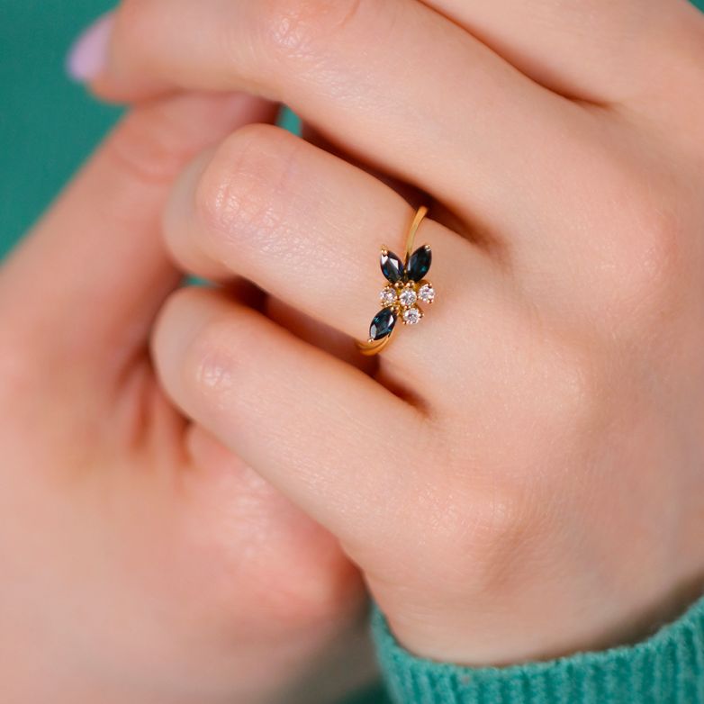Ring with 0.60 carats of...