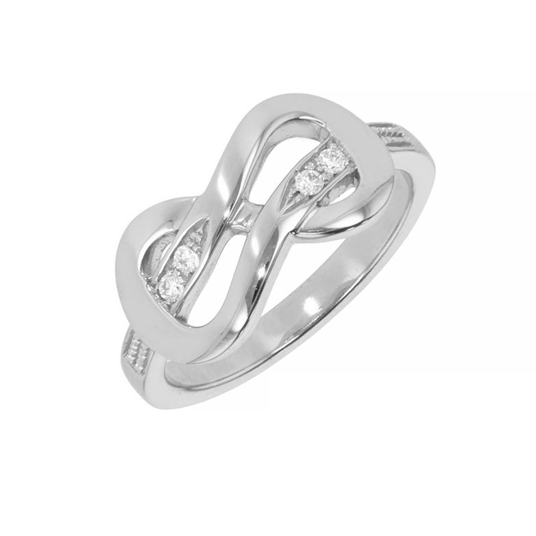 0.04-carat diamond ring in...