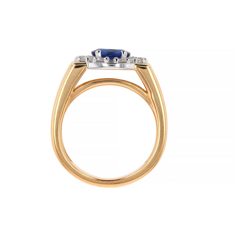 0.85-carat sapphire and...
