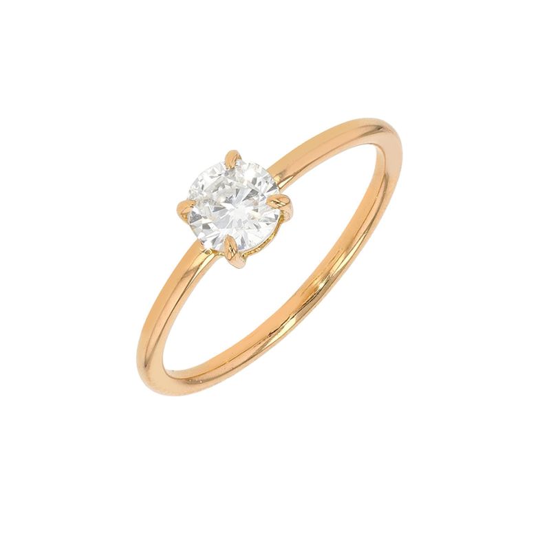 0.46-carat diamond...