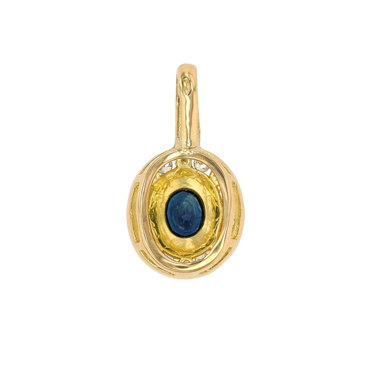 0.43-carat sapphire and...