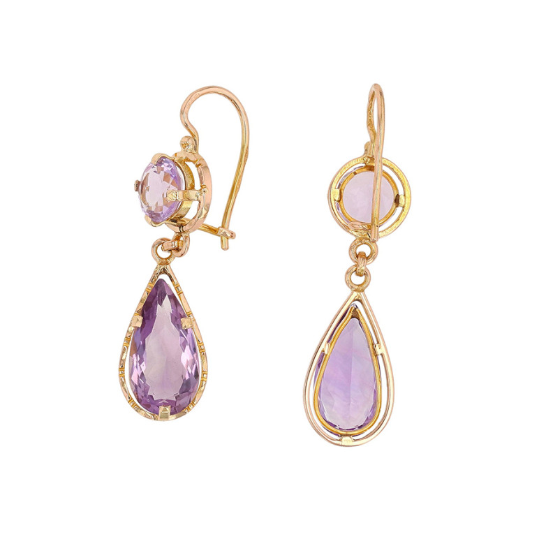 Vintage amethyst dangle...