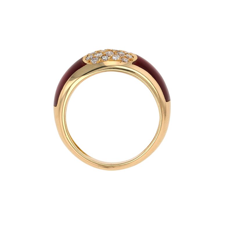 Resin and Diamond Ring,...