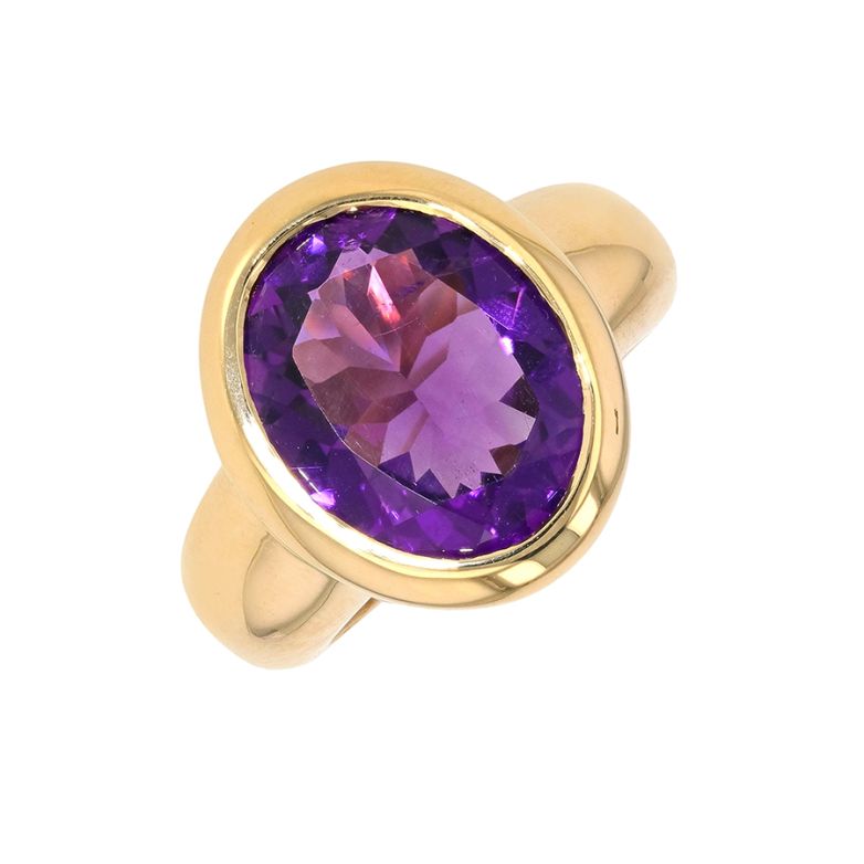 5.55-carat amethyst ring,...