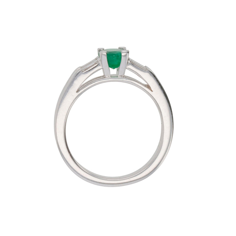 0.78-carat emerald and...