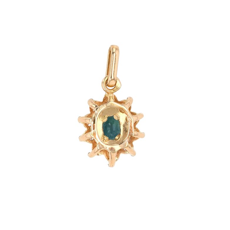 0.41-carat sapphire and...