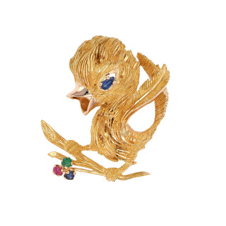 Broche vintage poussin...