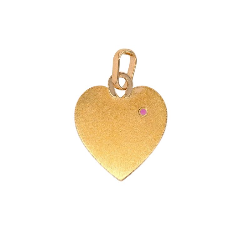 0.02-carat ruby pendant,...