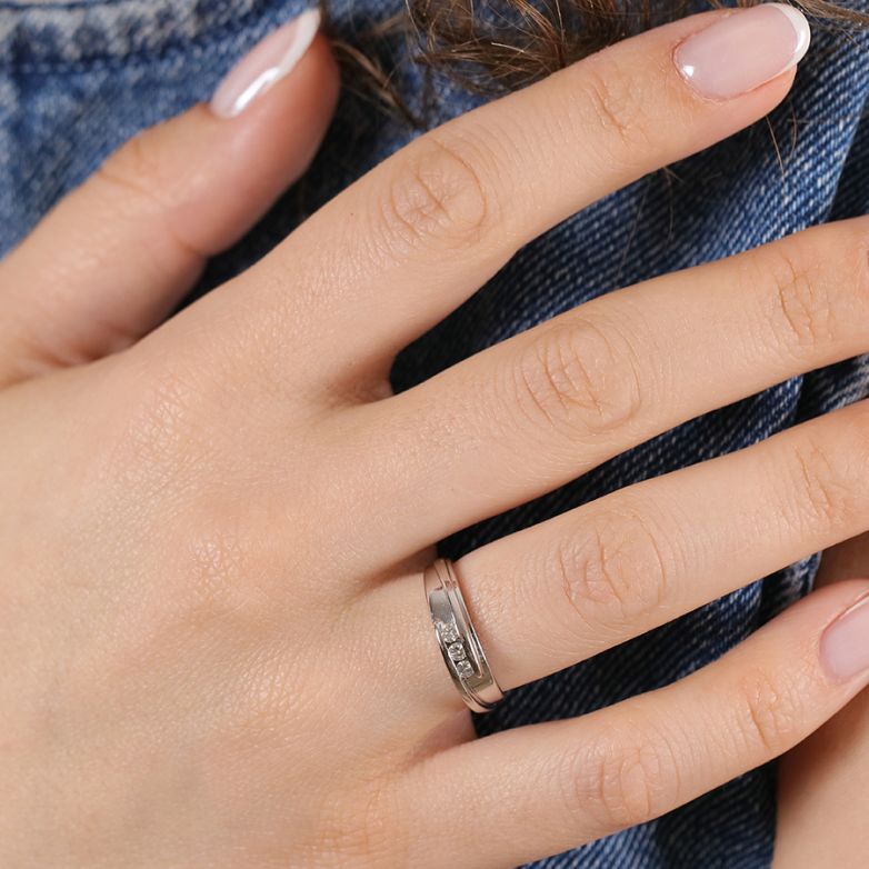 0.12-carat Diamond Trilogy...