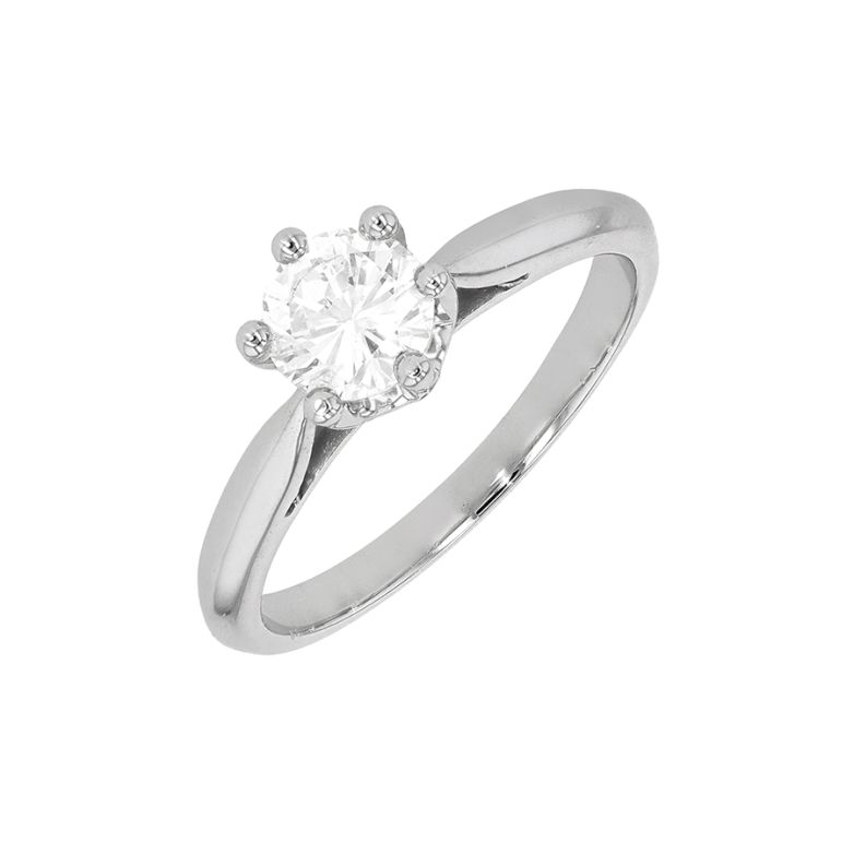 0.60-carat diamond...