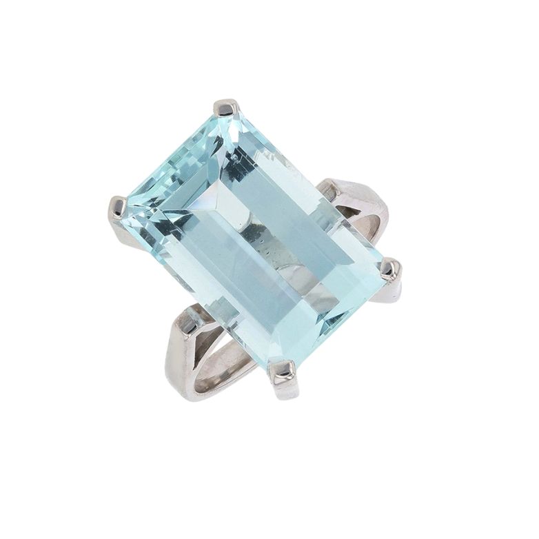 7.04-carat Aquamarine Ring,...