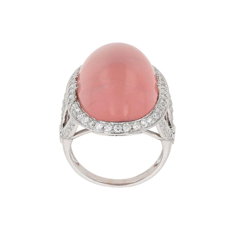 20.74-carat rose quartz...