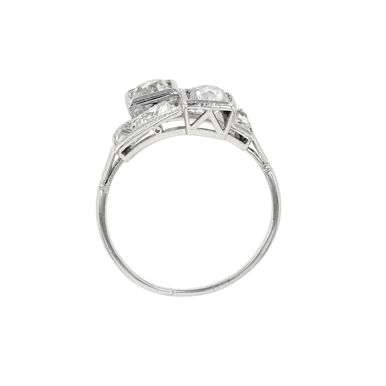 Antique diamond ring, 1.18...