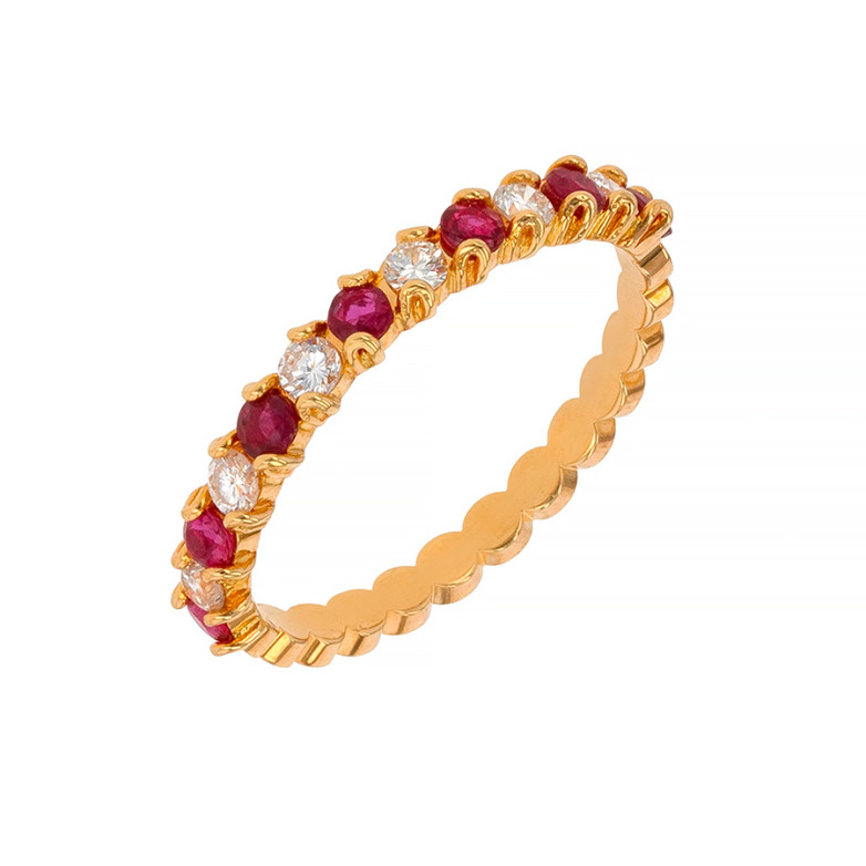0.36-carat ruby and...