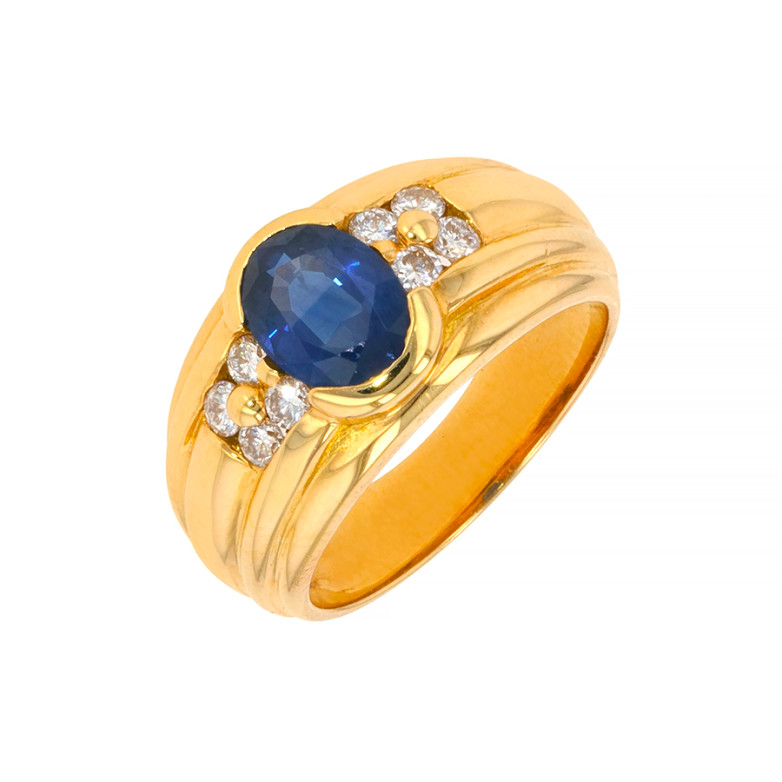 1.85-carat sapphire and...