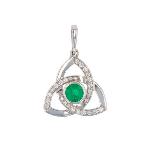 Pendentif émeraude 0.64...