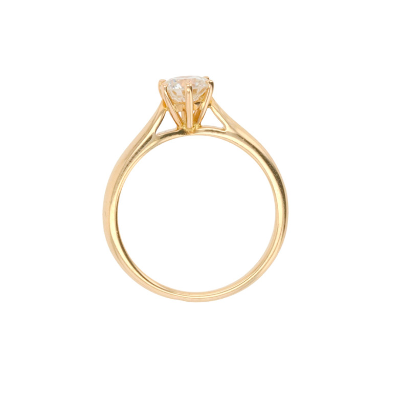 0.76-carat diamond...
