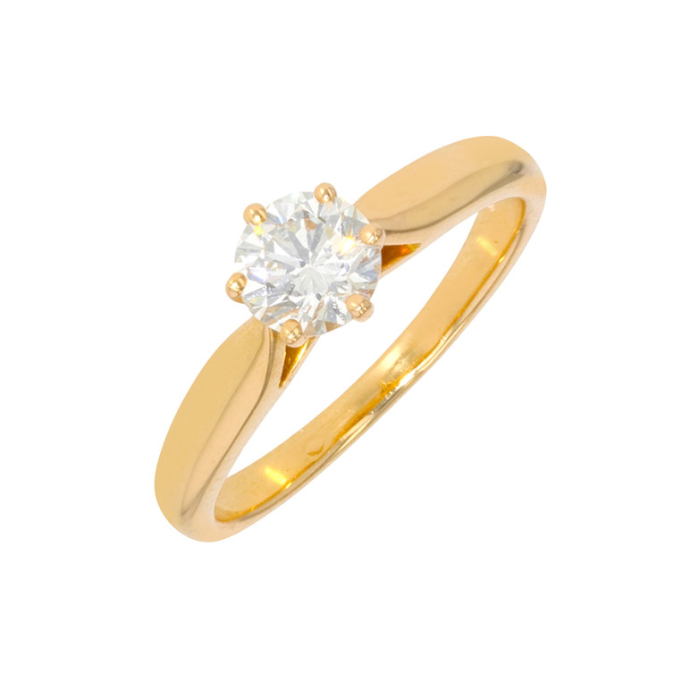 0.76-carat diamond...