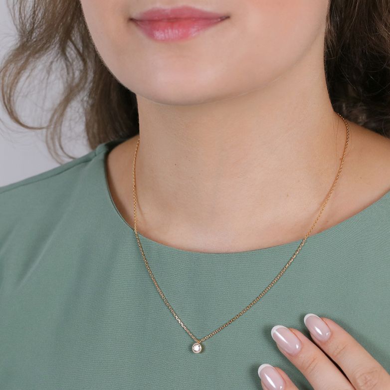 0.23-carat diamond...