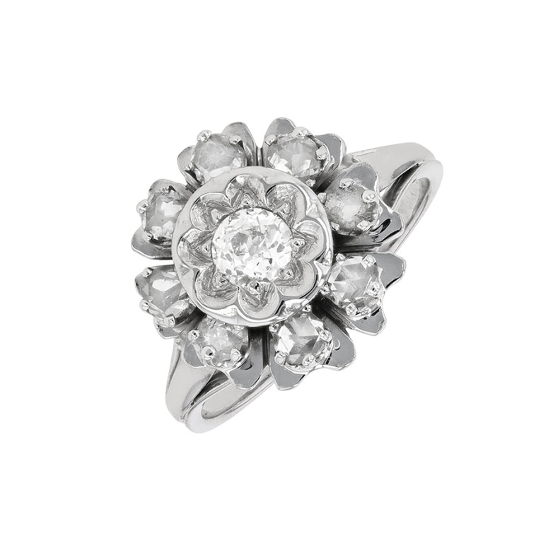 Vintage diamond ring, 0.35...