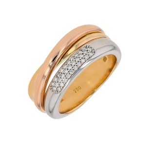 0.155-carat diamond ring in...