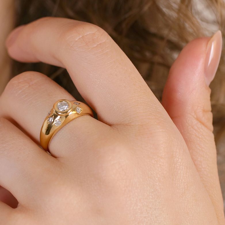 0.41-carat Diamond Ring,...