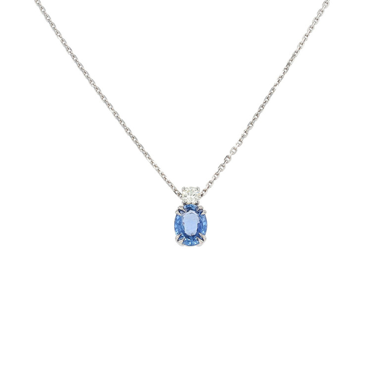 1.52-carat sapphire and...