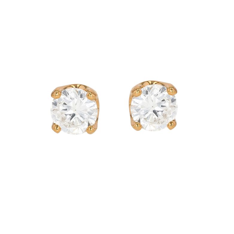 1.13-carat diamond earrings...