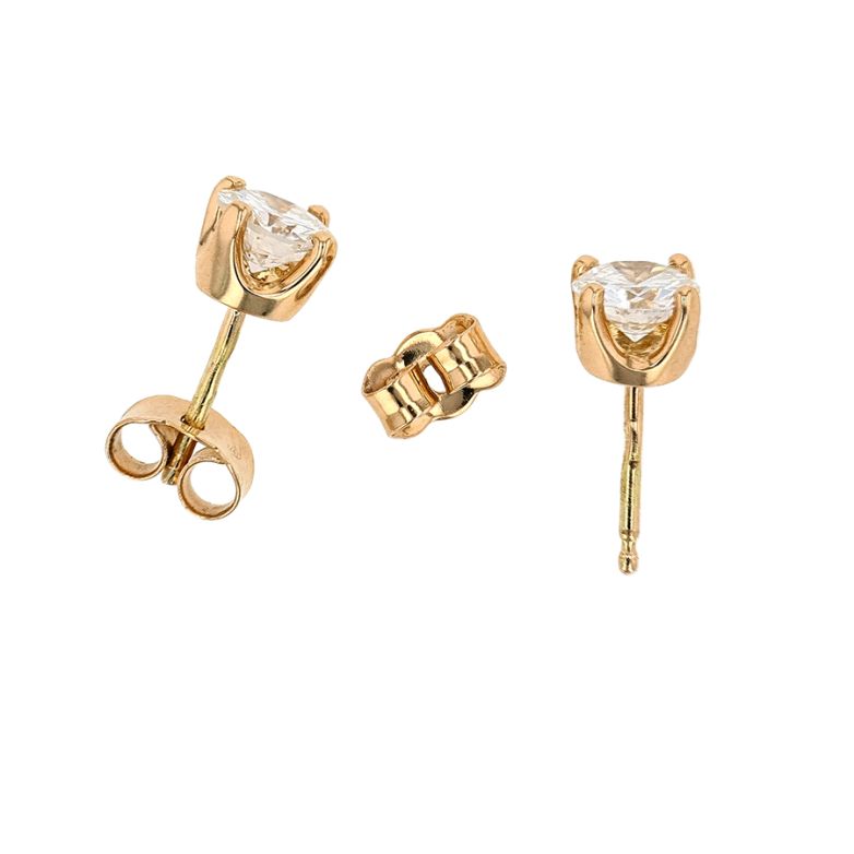 1.13-carat diamond earrings...