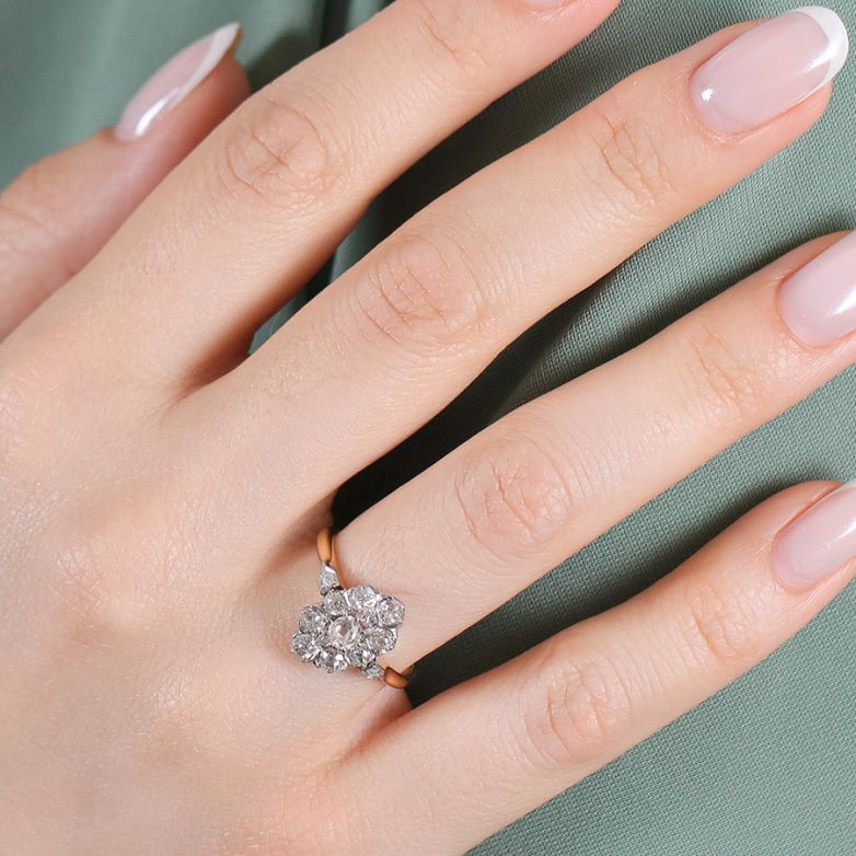 Antique diamond ring, 0.62...
