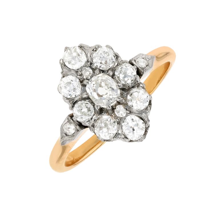 Antique diamond ring, 0.62...