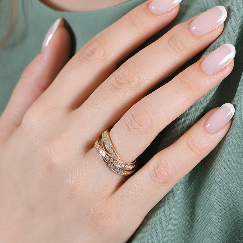 CARTIER Trinity Ring with...