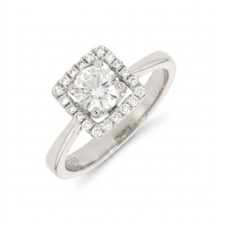 0.91-carat diamond...