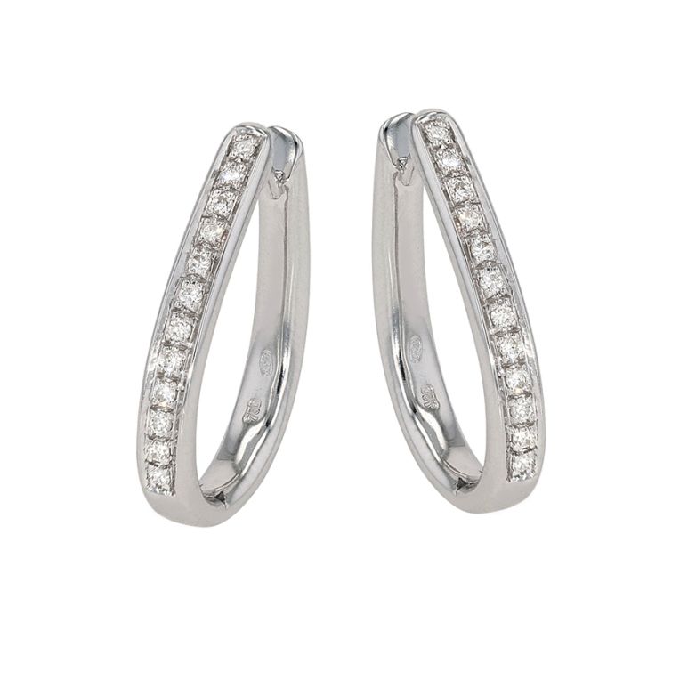 0.24-carat diamond hoop...