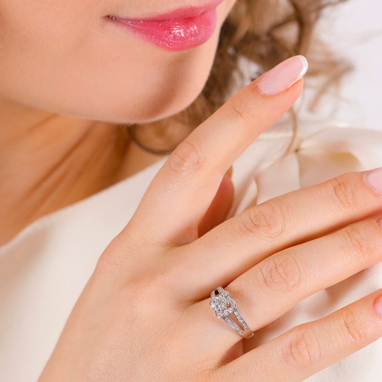 0.36-carat Diamond Ring,...