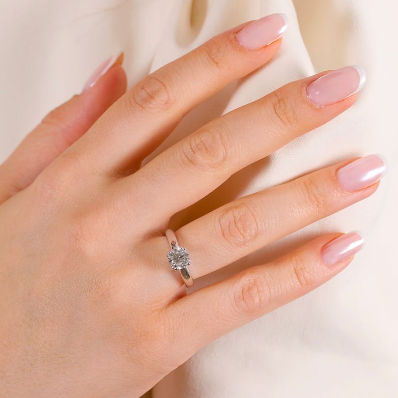 1.23-carat diamond...