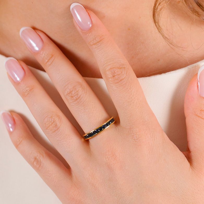 0.80-carat Sapphire Wedding...