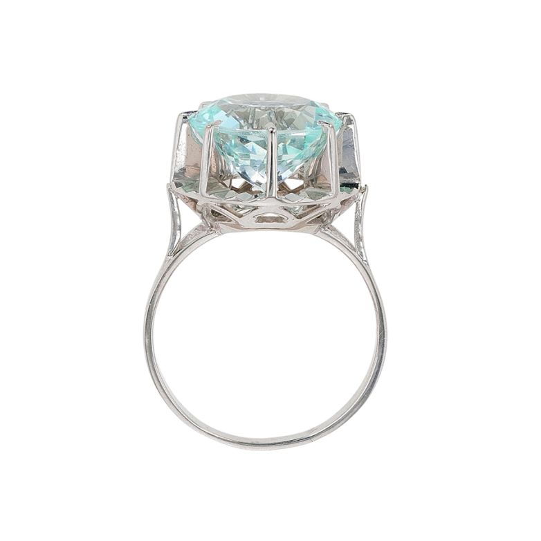 Vintage Aquamarine Ring,...