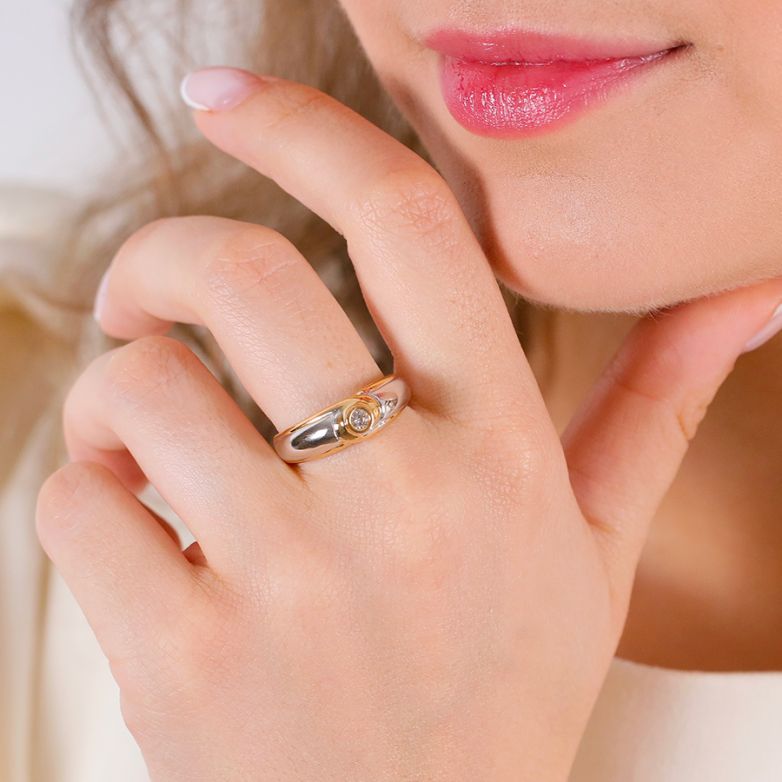 0.12-carat Diamond Ring,...