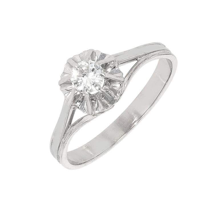 Vintage solitaire ring with...